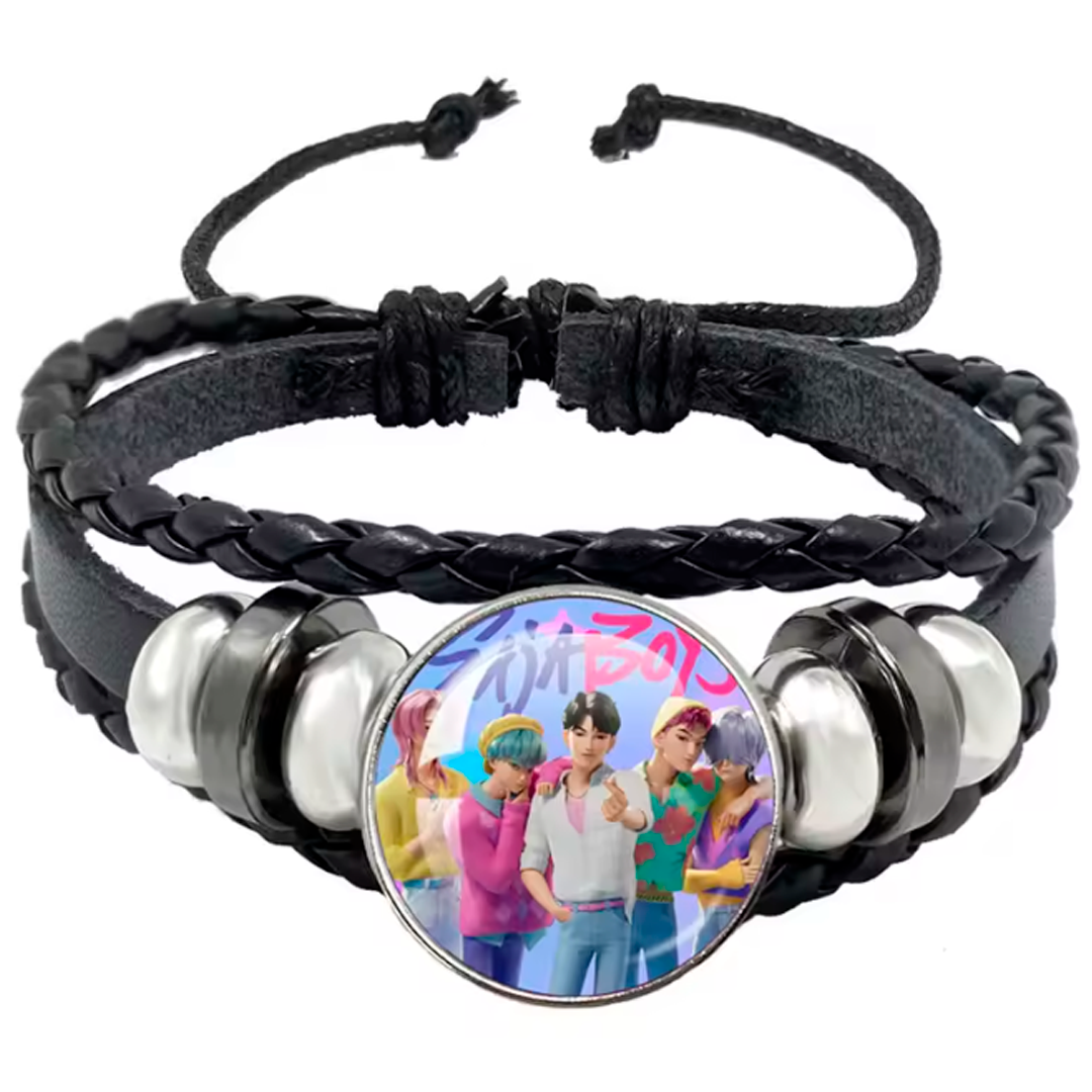 Pulsera Cuero Negro